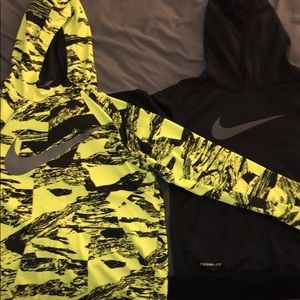 Two Nike Sweatshirts